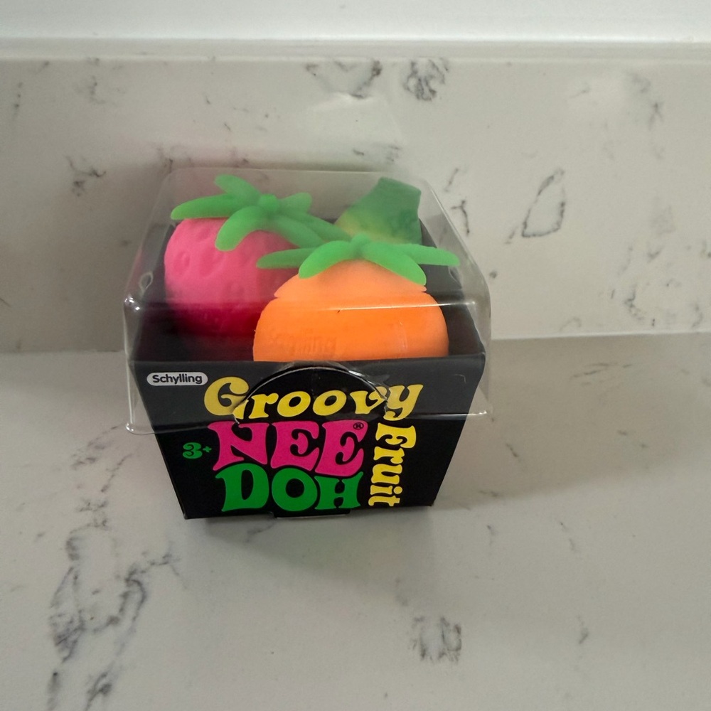 Nee Doh Groovy Fruit Squishy Toy